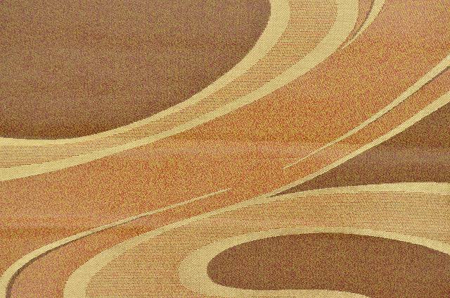 Vintage Japanese Obi | Fukuro Obi Belt | Brown Gold Silk Blend | Stream Pattern | Formal | Sustainable | rr0021b