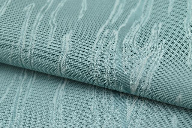 Vintage Japanese Kimono | Komon Kimono | Green Silk Sha | Geometric Pattern | Summer | Size S | Sustainable | rr0331b