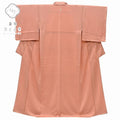 Vintage Japanese Kimono | Iro-Muji Kimono | Pink Orange Silk | One Crest | Size M | Sustainable | rr0365b
