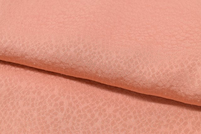 Vintage Japanese Kimono | Iro-Muji Kimono | Pink Orange Silk | One Crest | Size M | Sustainable | rr0365b