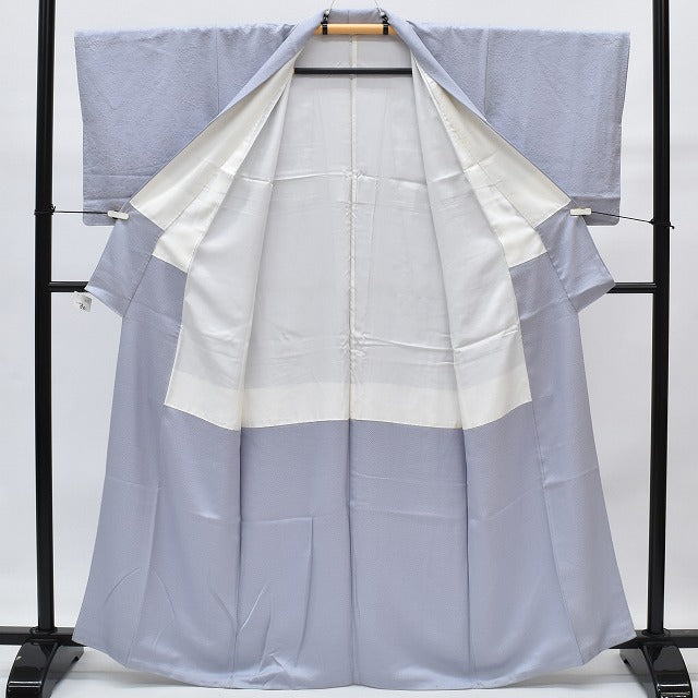 Vintage Japanese Kimono | Iro-Muji Kimono | Lavender Silk Crepe | One Crest | Unused | Size S | Sustainable | rr0369b