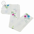 Vintage Japanese Yukata | Women's Yukata | White Synthetic | Floral Pattern | Size M | Sustainable | rr0447b