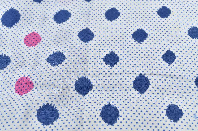 Vintage Japanese Yukata | Women's Yukata | White Cotton | Polka Dot Pattern | Size SS | Sustainable | rr0453b
