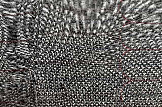 Vintage Japanese Kimono | Oshima Tsumugi Kimono | Brown Silk | Stripe Pattern | Mud-dyed | Size M | Sustainable | rr0522b