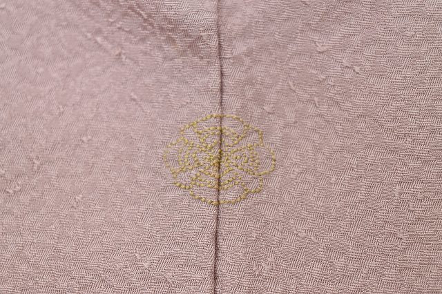Vintage Japanese Kimono | Houmongi Kimono | Lavender Silk | Vessel Pattern | One Crest | Size M | Sustainable | rr0627b