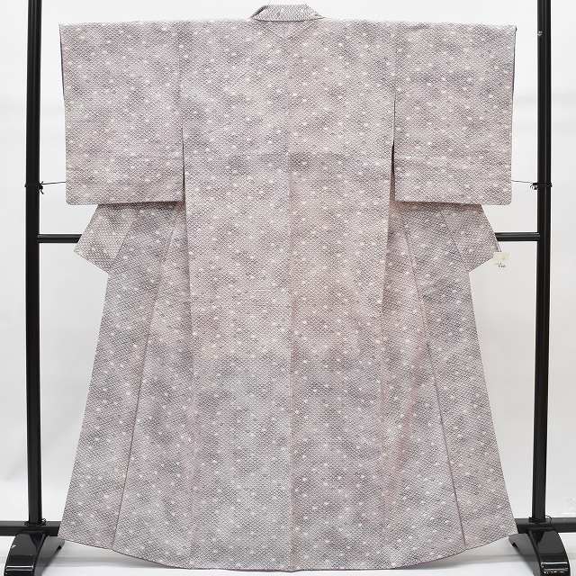 Vintage Japanese Obi | Komon Kimono & Nagoya Obi Set | Purple Silk | Seigaiha Pattern | Size S-L | Sustainable | rr1018b