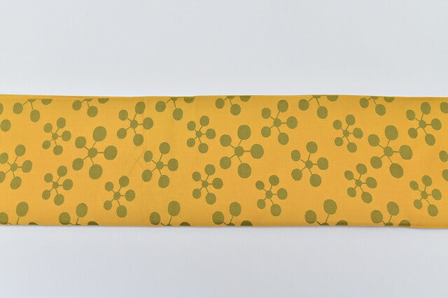 Vintage Japanese Obi | Fukuro Obi | Yellow Silk | Geometric Pattern | Kawashima Ori Nishijin | Sustainable | rr1027b