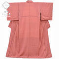 Vintage Japanese Kimono | Komon Kimono | Pink Silk | Arare Hailstone Pattern | With Kasane-eri | Size L | Sustainable | rr1059b