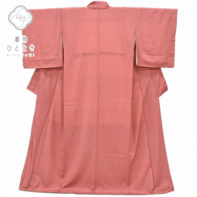 Vintage Japanese Kimono | Komon Kimono | Pink Silk | Arare Hailstone Pattern | With Kasane-eri | Size L | Sustainable | rr1059b