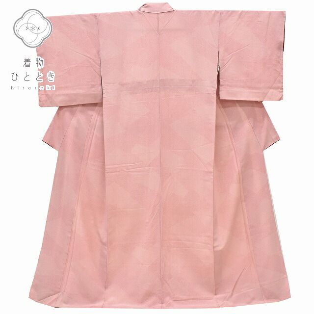 Vintage Japanese Kimono | Edo Komon Kimono | Pink Silk | Classical Pattern | Size M | Sustainable | rr1071b