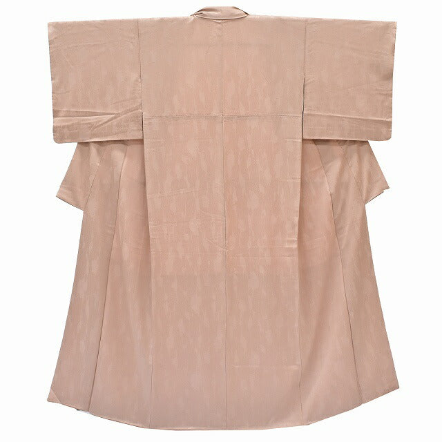 Vintage Japanese Kimono | Iro-Muji Kimono | Purple Silk Crepe | Yatara Stripe Weave | Size S | Sustainable | rr1135b