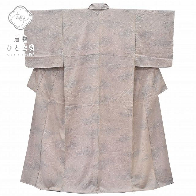 Vintage Japanese Kimono | Komon Kimono | Purple Silk Crepe | Stream Pattern | Size M-L | Sustainable | rr1179b