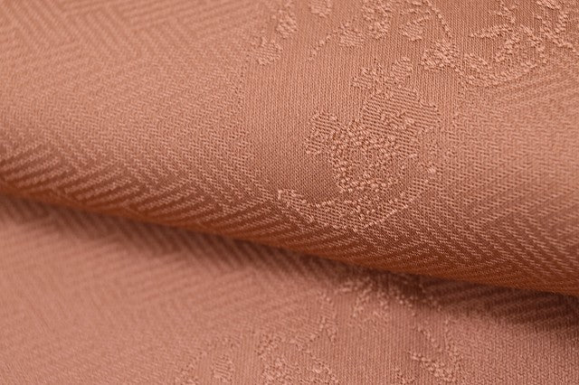 Vintage Japanese Kimono | Iro-Muji Kimono | Brown Silk | Safflower Natural Dye | One Crest | Size M | Sustainable | rr1267b