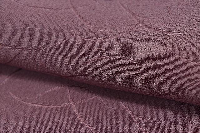 Vintage Japanese Kimono | Iro-Muji Kimono | Purple Silk Crepe | Grass Weave | Size M-L | Sustainable | rr1302b