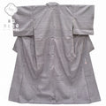 Vintage Japanese Kimono | Zenmai Tsumugi Kimono | Purple Silk | Artist Signed | Size M-L | Sustainable | rr1497b