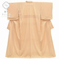 Vintage Japanese Kimono | Iro-Muji Kimono | Beige Silk Crepe | Unused | Size L | Sustainable | rr1499b