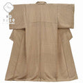 Vintage Japanese Kimono | Komon Kimono | Brown Silk Crepe | Polka Dot Pattern | Modern | Size M-LL | Sustainable | rr1570b