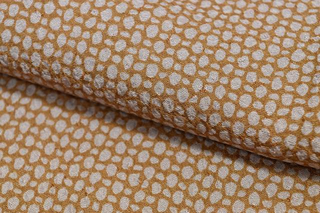 Vintage Japanese Kimono | Komon Kimono | Brown Silk Crepe | Polka Dot Pattern | Modern | Size M-LL | Sustainable | rr1570b