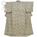 Vintage Japanese Kimono | Komon Kimono | Beige Silk Crepe | Pine Bamboo Plum | Kyoto Artisan Signed | Size S | Sustainable | rr1579b