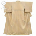 Vintage Japanese Kimono | Iro-Muji Kimono | Brown Silk Crepe | Artist Saito Sansai | Size M | Sustainable | rr1616b