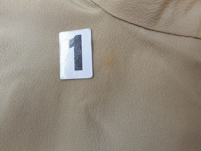 Vintage Japanese Kimono | Iro-Muji Kimono | Brown Silk Crepe | Artist Saito Sansai | Size M | Sustainable | rr1616b