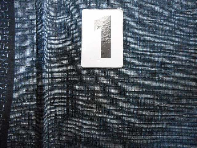 Vintage Japanese Kimono | Mawata Tsumugi Kimono | Navy Silk | Tortoiseshell Kasuri Pattern | Size M | Sustainable | rr1970b