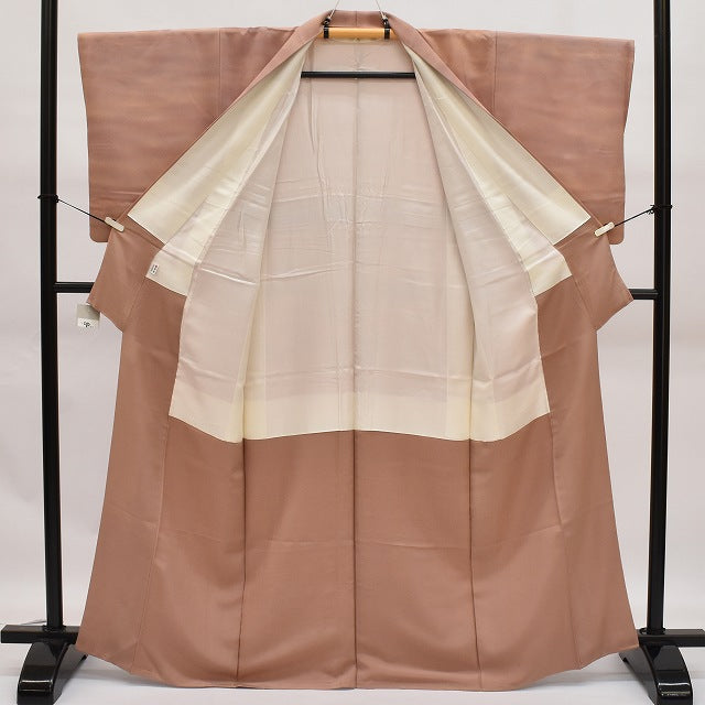 Vintage Japanese Kimono | Iro-Muji Kimono | Purple Silk Crepe | Rainbow Dye | One Crest | Artist Signed | Size S | Sustainable | rr2063b
