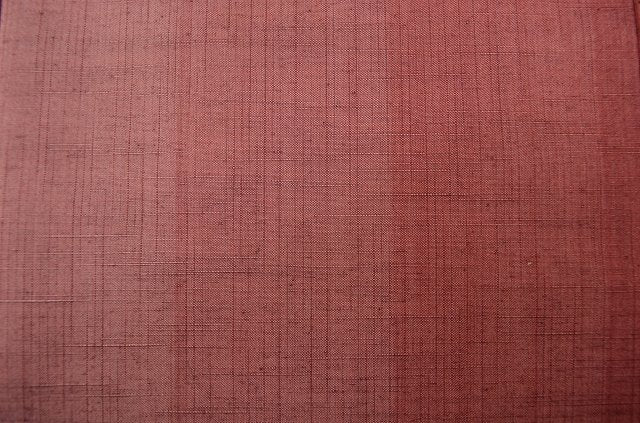 Vintage Japanese Kimono | Tsumugi Kimono | Red Pink Silk | Stripe Pattern | After-dyed | Size M-L | Sustainable | rr2085b
