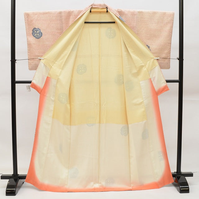 Vintage Japanese Kimono | Komon Kimono | White Silk Crepe | Snow Wheel Shibori | Unused | Size M | Sustainable | rr2211b