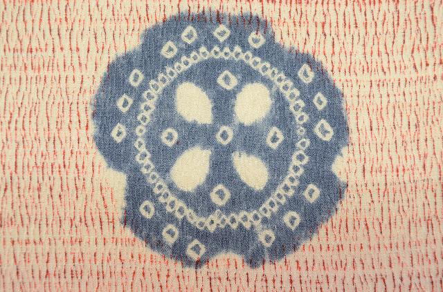 Vintage Japanese Kimono | Komon Kimono | White Silk Crepe | Snow Wheel Shibori | Unused | Size M | Sustainable | rr2211b