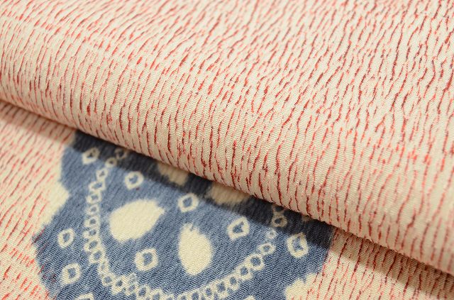 Vintage Japanese Kimono | Komon Kimono | White Silk Crepe | Snow Wheel Shibori | Unused | Size M | Sustainable | rr2211b