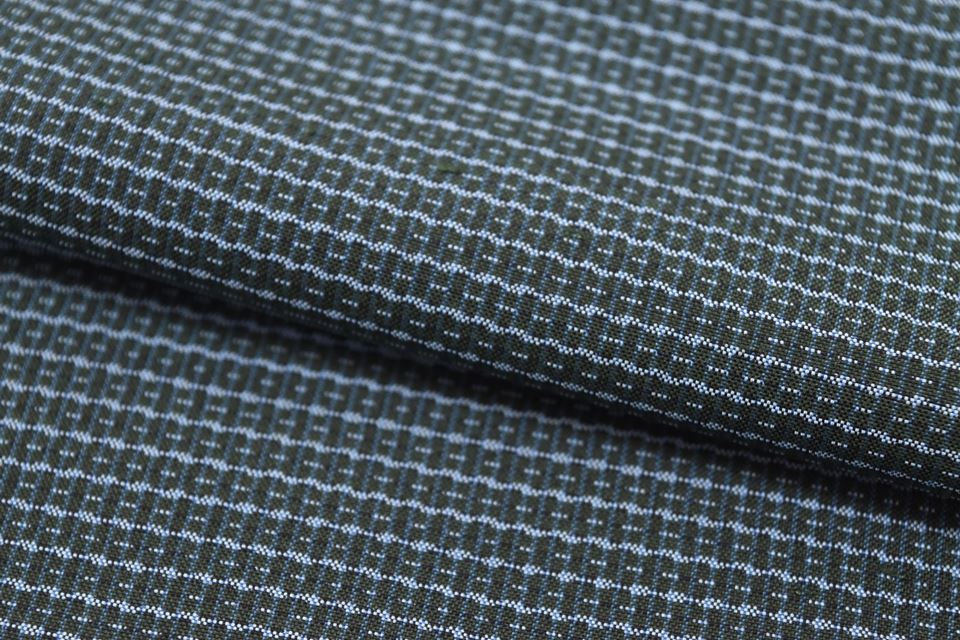 Vintage Japanese Kimono | Men's Kimono & Haori Ensemble | Oshima Tsumugi Silk | Navy Yokogasuri | Dry-cleaned | Sustainable | rrc1997a44