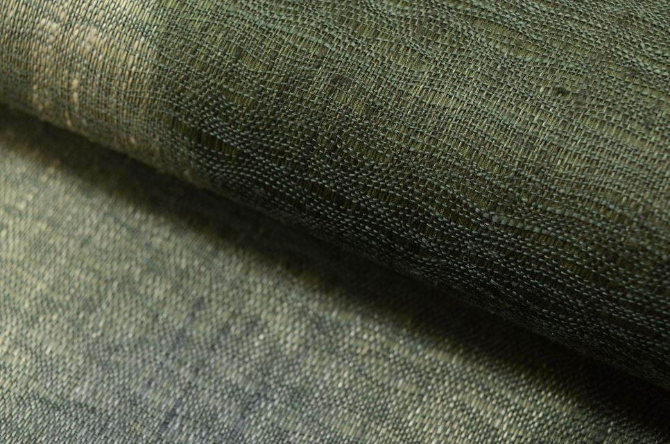 Vintage Japanese Obi | Summer Sha-re Fukuro Obi | Green Silk | Yokke Wave Pattern | Nishijin | Full-length | Unused | Sustainable | ss0083b