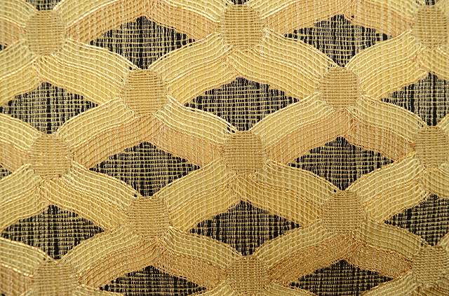 Vintage Japanese Obi | Summer Fukuro Obi | Black Silk | Diamond Pattern | Otaiko | Sustainable | ss0087b