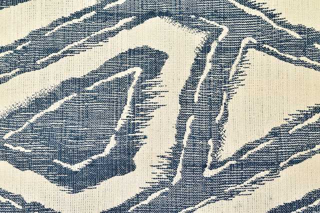 Vintage Japanese Obi | Nagoya Obi | White Silk Tsumugi | Geometric | Eight-sun | Six-width | Sustainable | ss0227b