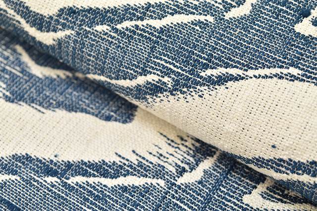 Vintage Japanese Obi | Nagoya Obi | White Silk Tsumugi | Geometric | Eight-sun | Six-width | Sustainable | ss0227b