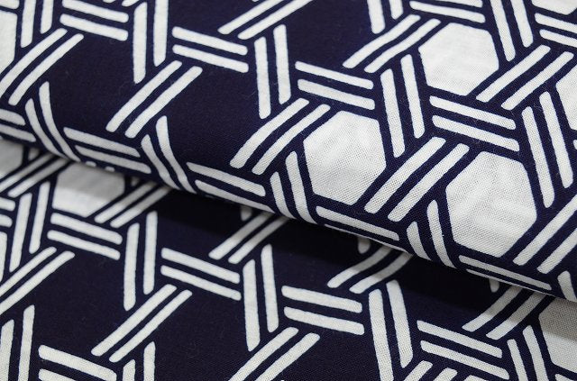 Vintage Japanese Yukata | Men's Yukata | White Cotton | Basket Weave Pattern | Unused | Men's Size M | Sustainable | ss0265b