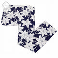 Vintage Japanese Yukata | Women's Yukata | Navy Cotton | Maple Pattern | Retro | Petite Size S | Sustainable | ss0311b
