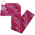 Vintage Japanese Yukata | Women's Yukata | Purple Silk | Floral | Unused | Tall Size LL | Sustainable | ss0319b