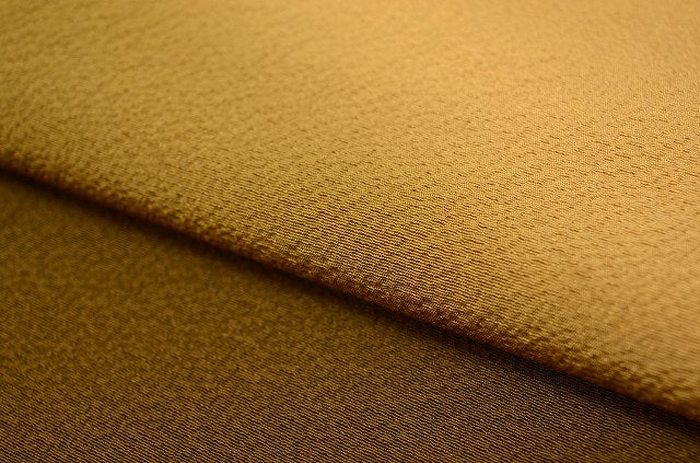 Vintage Japanese Kimono | Tsukesage | Yellow Brown Silk | Bokashi Pattern | Petite Size S | Sustainable | ss0336b