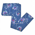 Vintage Japanese Yukata | Women's Yukata | Navy Cotton | Floral | Size M | Sustainable | ss0432b