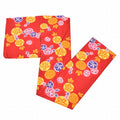 Vintage Japanese Yukata | Women's Yukata | Red Cotton | Morning Glory Pattern | Size L | Sustainable | ss0614b