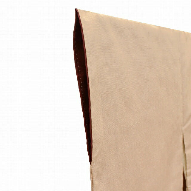 Vintage Japanese Kimono | Tokamachi Tsumugi | Brown Silk | Chrysanthemum Seigaiha Wave | Size L | Sustainable | ss0889b