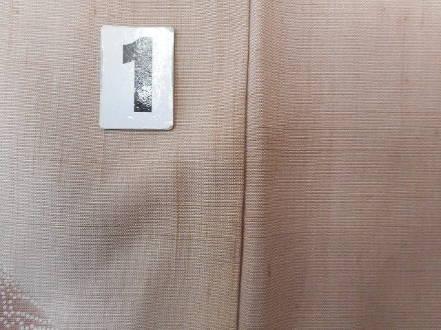 Vintage Japanese Kimono | Tokamachi Tsumugi | Brown Silk | Chrysanthemum Seigaiha Wave | Size L | Sustainable | ss0889b
