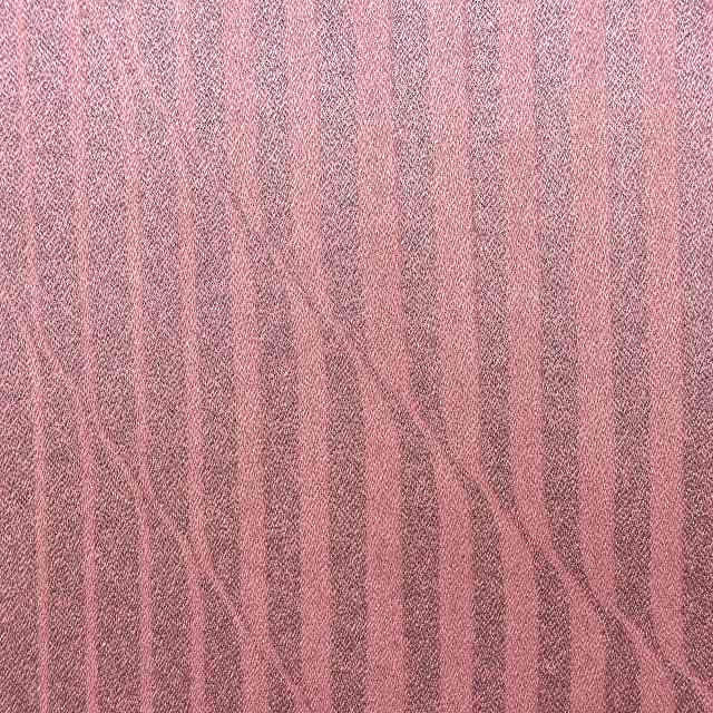 Vintage Japanese Kimono | Komon | Purple Silk | Stripe Pattern | Size L | Sustainable | ss0890b