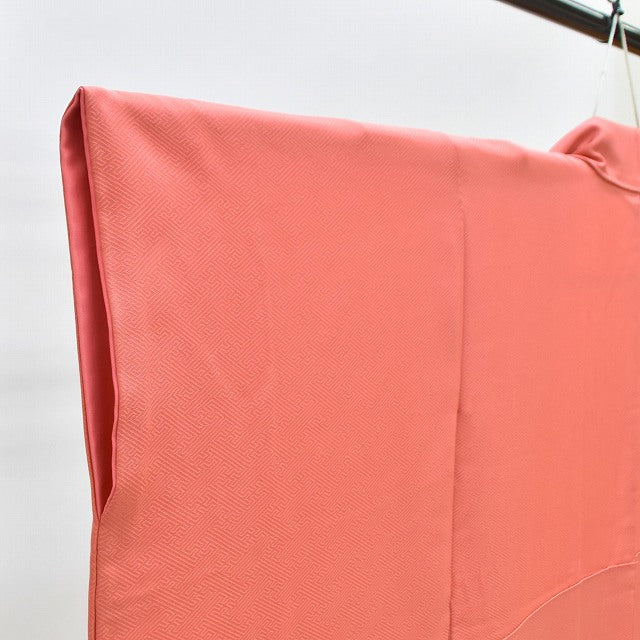 Vintage Japanese Kimono | Houmongi | Pink Silk | Four-season Floral | Kaga Yuzen | Petite Size S | Sustainable | ss0893b
