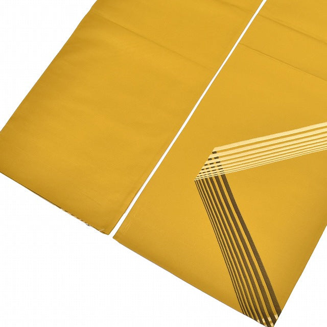Vintage Japanese Obi | Sha-re Fukuro Obi | Brown Silk | Geometric | Gold Thread | Casual | Sustainable | ss0990b