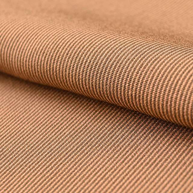 Vintage Japanese Kimono | Edo Komon | Brown Silk Crepe | Masu-suji Stripe | Petite Size S | Sustainable | ss1080b