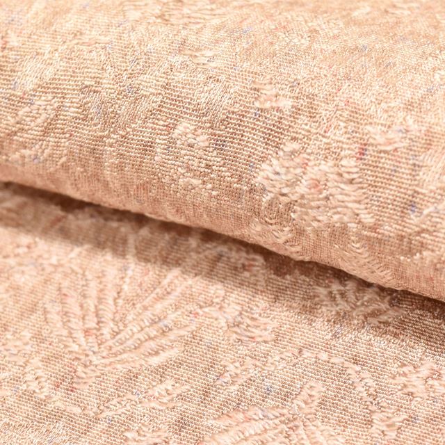 Vintage Japanese Kimono | Iro-Muji | Purple Silk Crepe | Botanical Ground Weave | One Crest | Size M | Sustainable | ss1225b