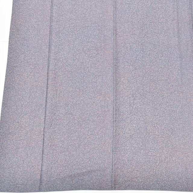 Vintage Japanese Kimono | Iro-Muji | Purple Silk Crepe | Mottled Ground Weave | One Crest | Petite Size SS | Sustainable | ss1235b